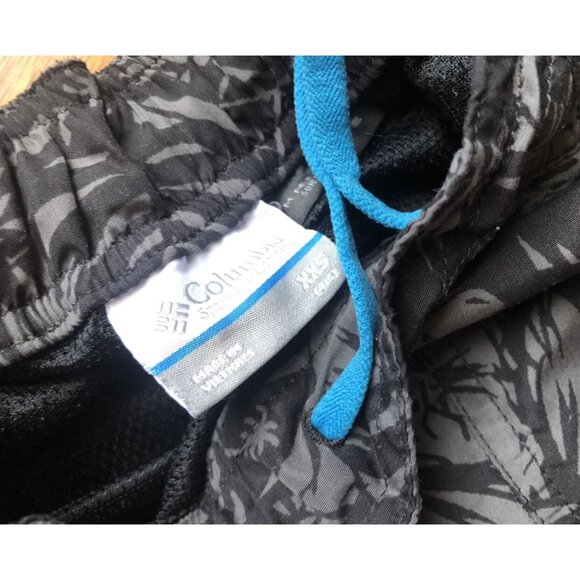 Columbia Size 4/5 Shorts Swim Trunks Black & Grey - Picture 2 of 5